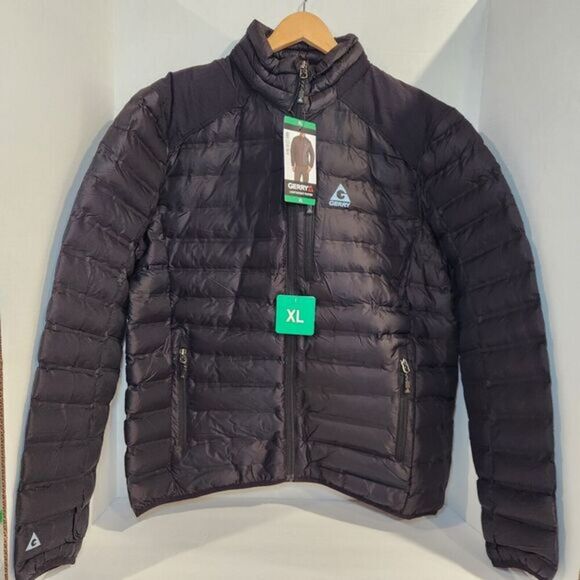 Gerry Men’s Lightweight Puffer Jacket,‎ Black XL NWT - Picture 1 of 3